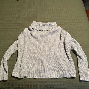 Hollister Gray Cowl Neck Sweater Soft Knit